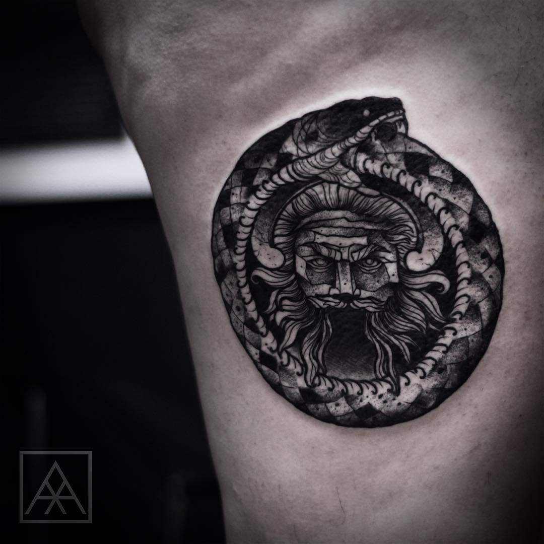 Ouroboros Snake Tattoo