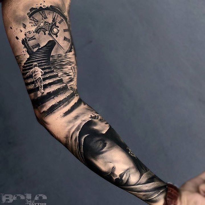 3D Sleeve Tattoo - Best Tattoo Ideas Gallery