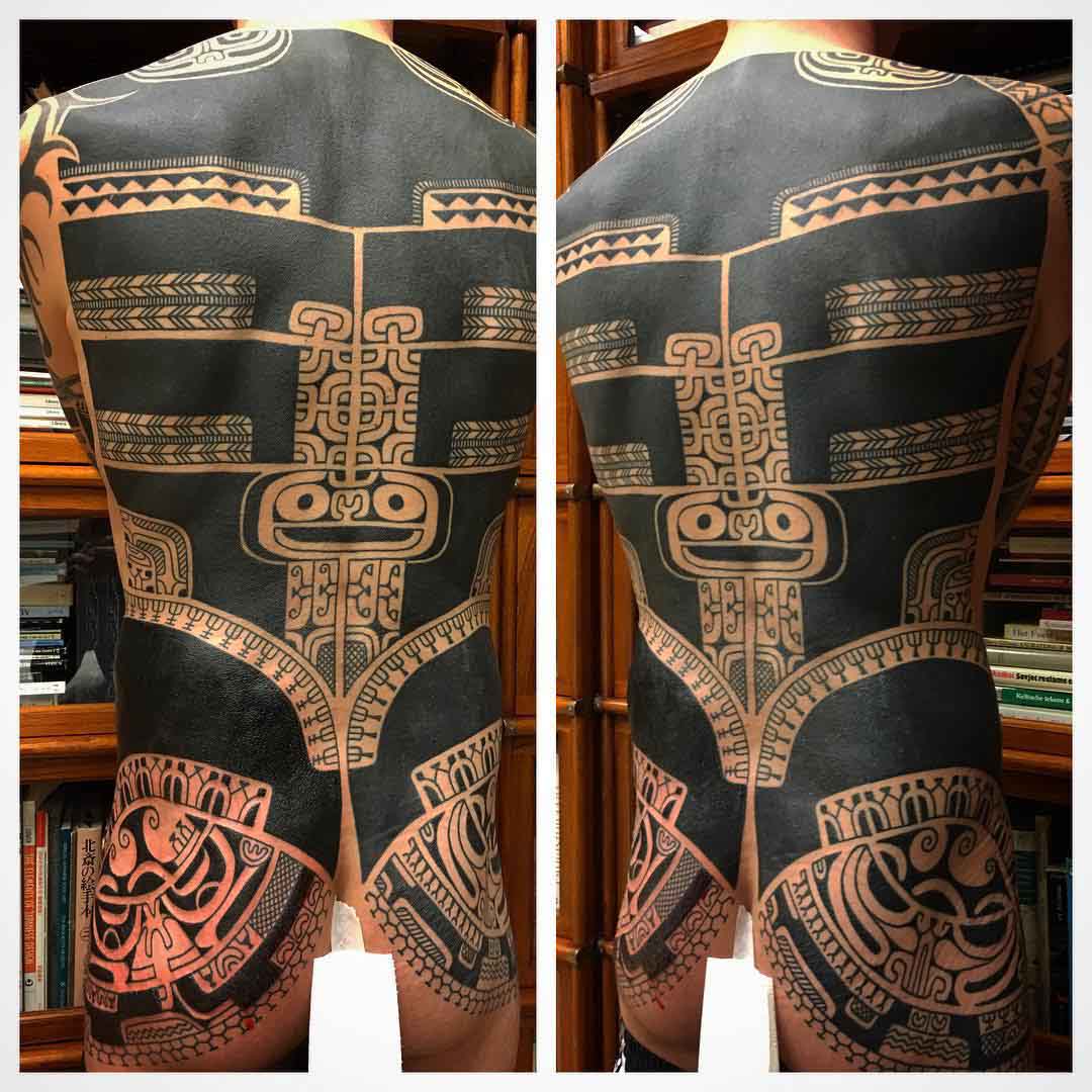 Maori Back Tattoo - Best Tattoo Ideas Gallery