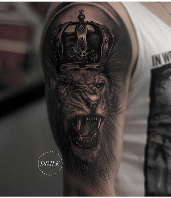 the lion king tattoo crown