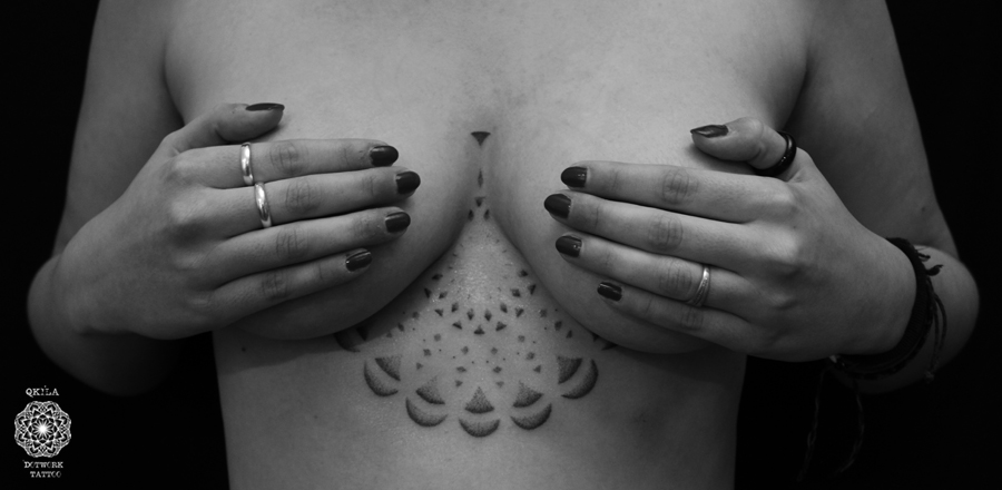 dotwork tattoo for women