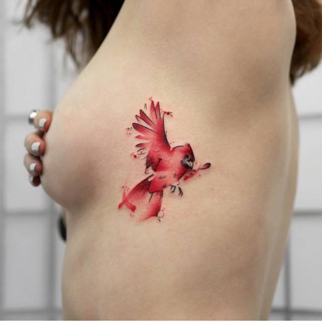 Red Bird Tattoo - Best Tattoo Ideas Gallery