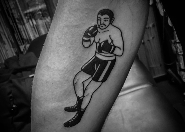 Tattoo of the Week Traditional Boxer  Independent Tattoo  Delawhere