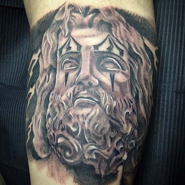 Jesus Drawing Chicano tattoo