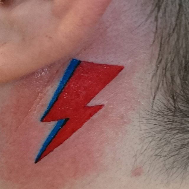 David Bowie tribute tatto