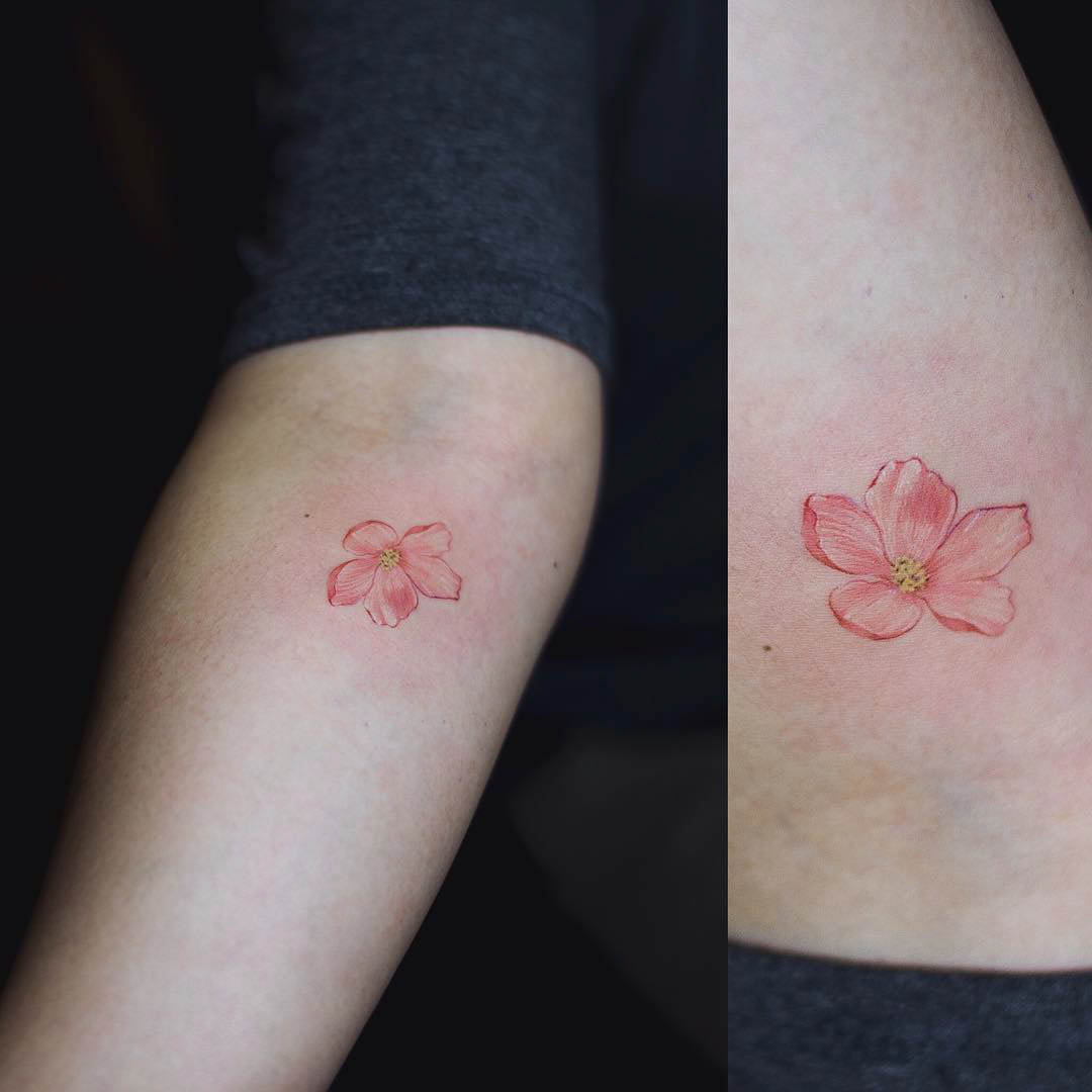 cherry blossom tattoo flower