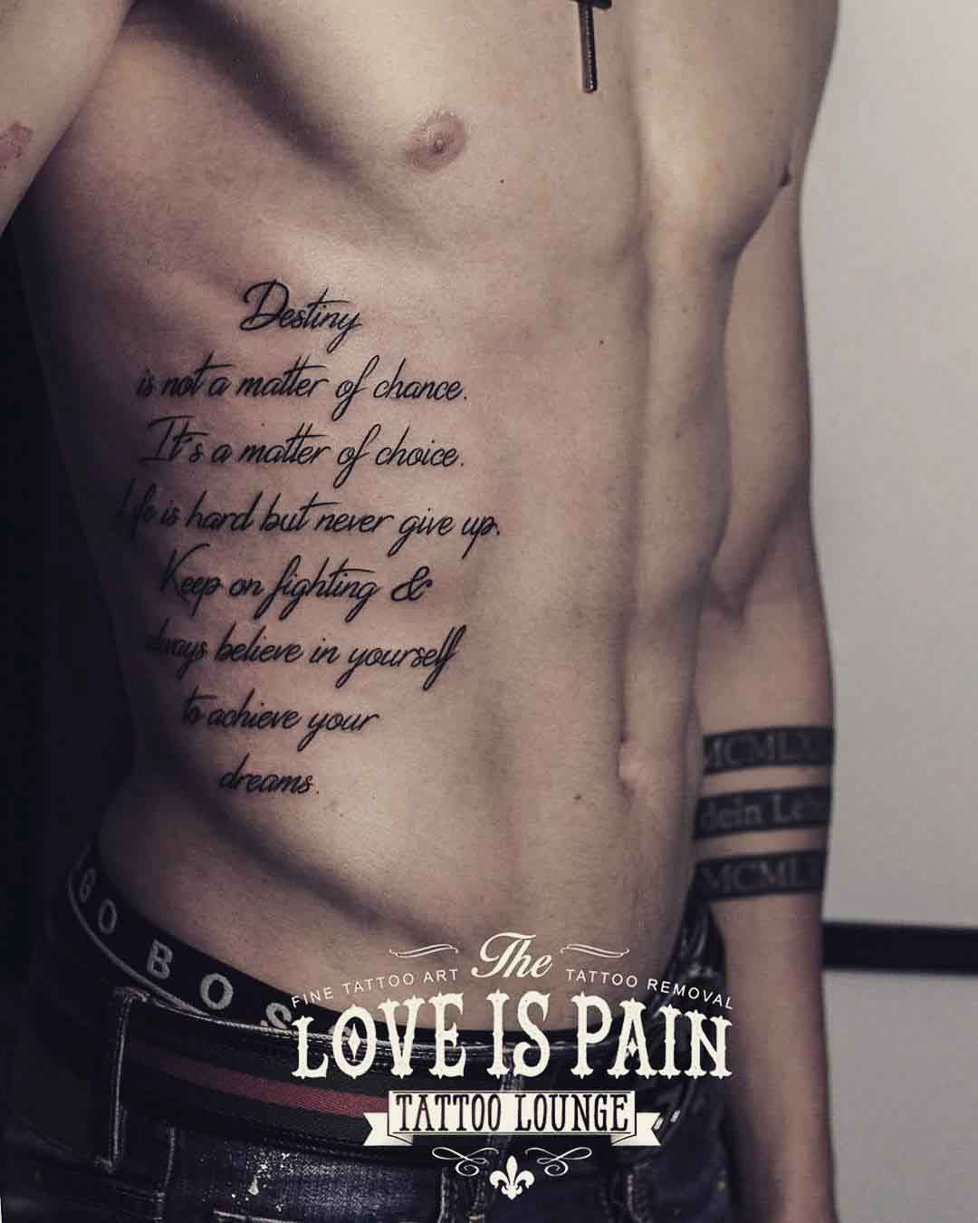 Love Is Pain - Best Tattoo Ideas Gallery