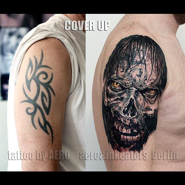 Dark Tattoo Cover Up