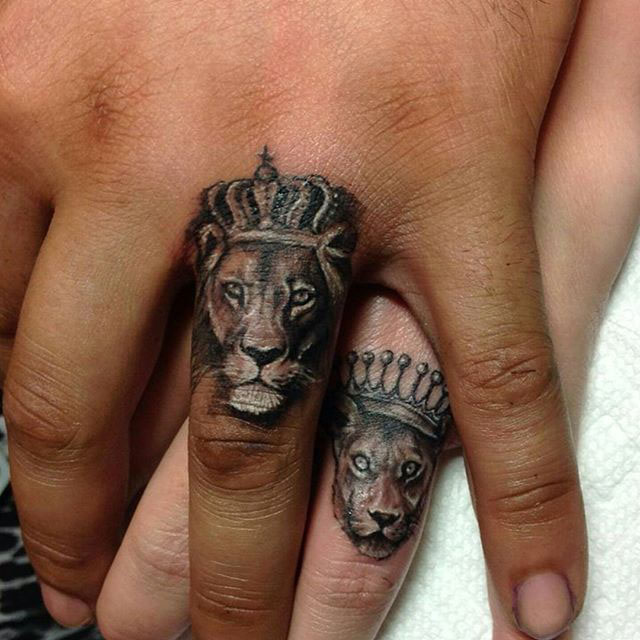 24 King and Queen Tattoos for Couples  Inspired Beauty