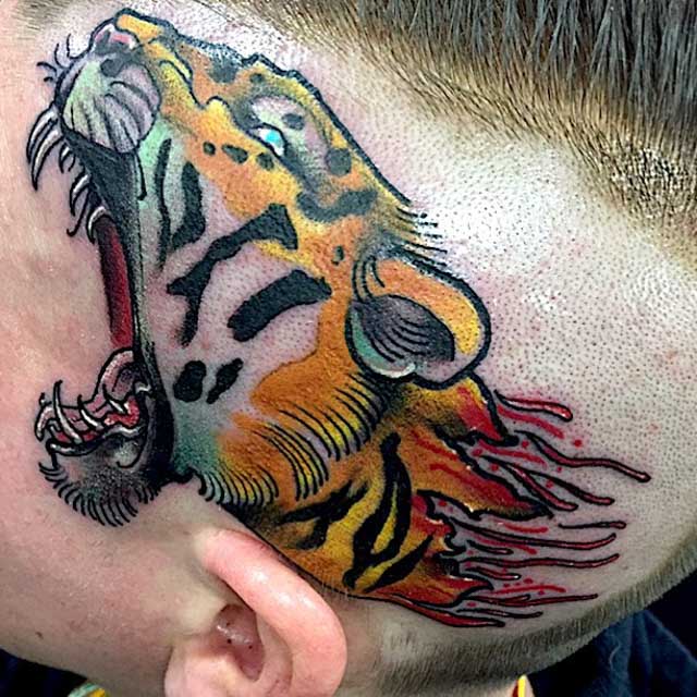 Devil'z Tattooz - Small but clean work, Tiger eye tattoo (Artist: Vivek) |  Facebook