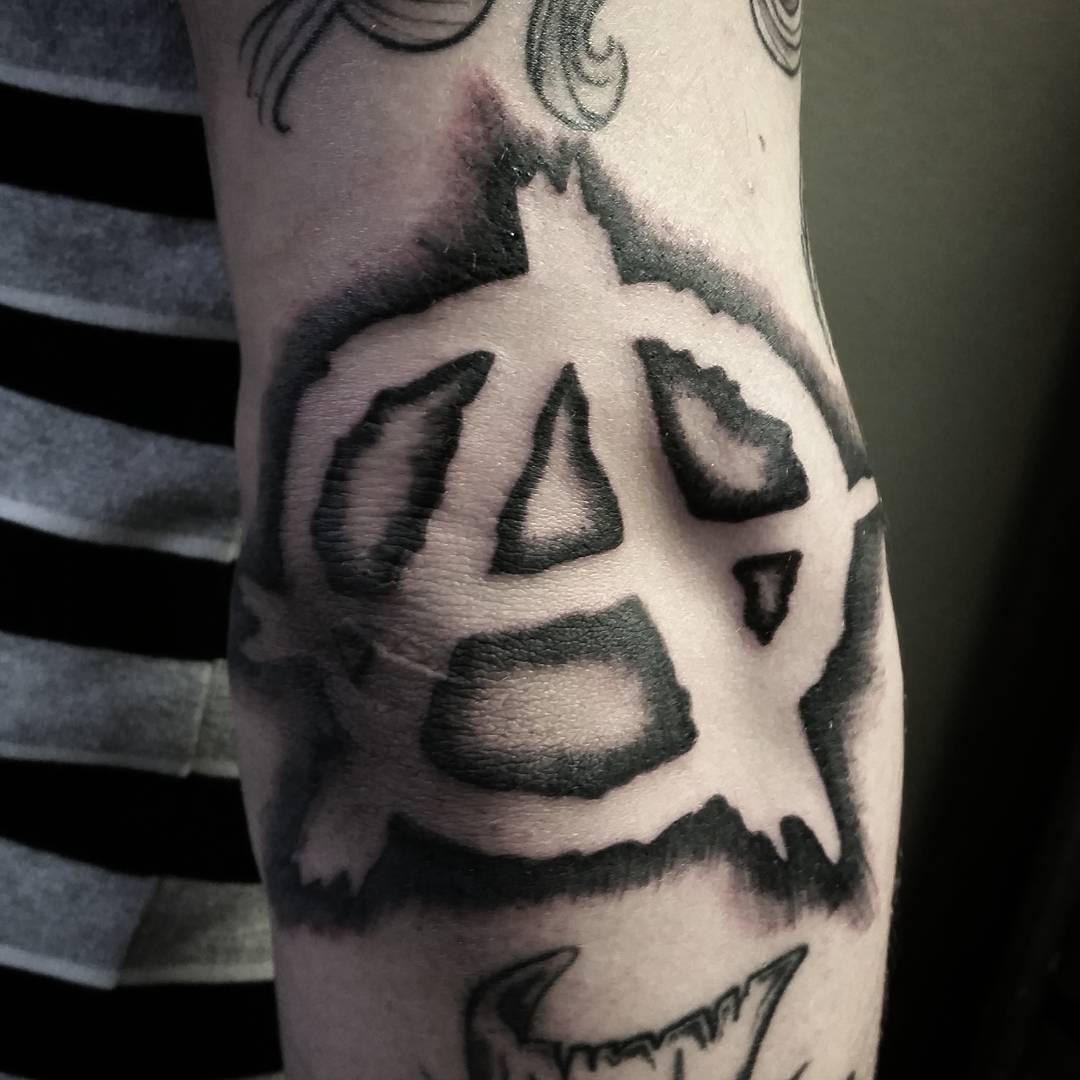 Anarchy Tattoo by babygunstattoo