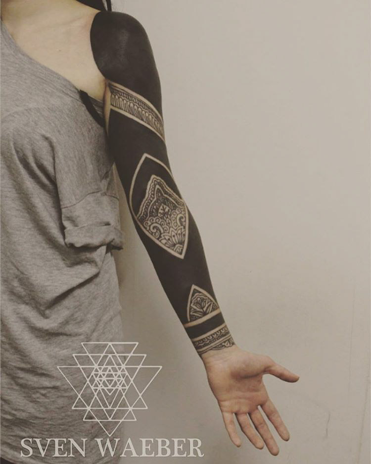 Blackwork Tattoo Arm - Best Tattoo Ideas Gallery