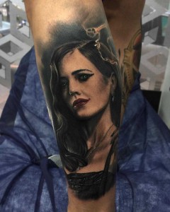 Eva Green Portrait Tattoo - Best Tattoo Ideas Gallery