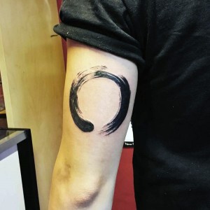 Tricep Zen Circle Tattoo - Best Tattoo Ideas Gallery