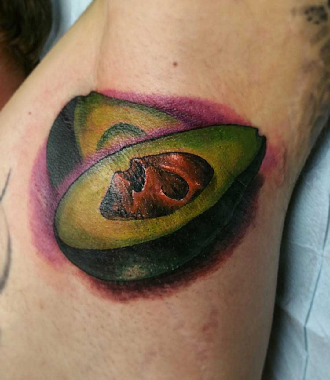 Avocado Armpit Tattoo by tattooartbyisaac