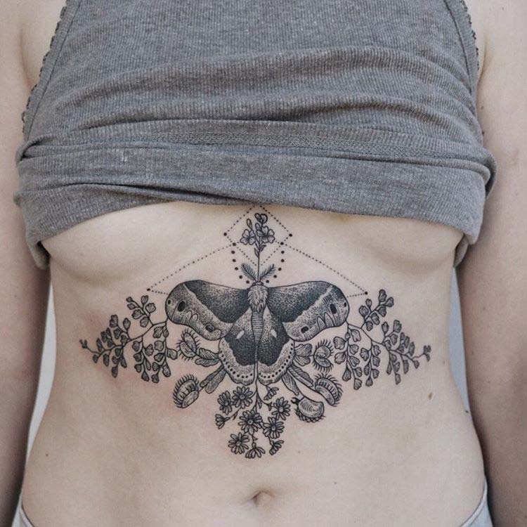 Upper Stomach Tattoo - Best Tattoo Ideas Gallery