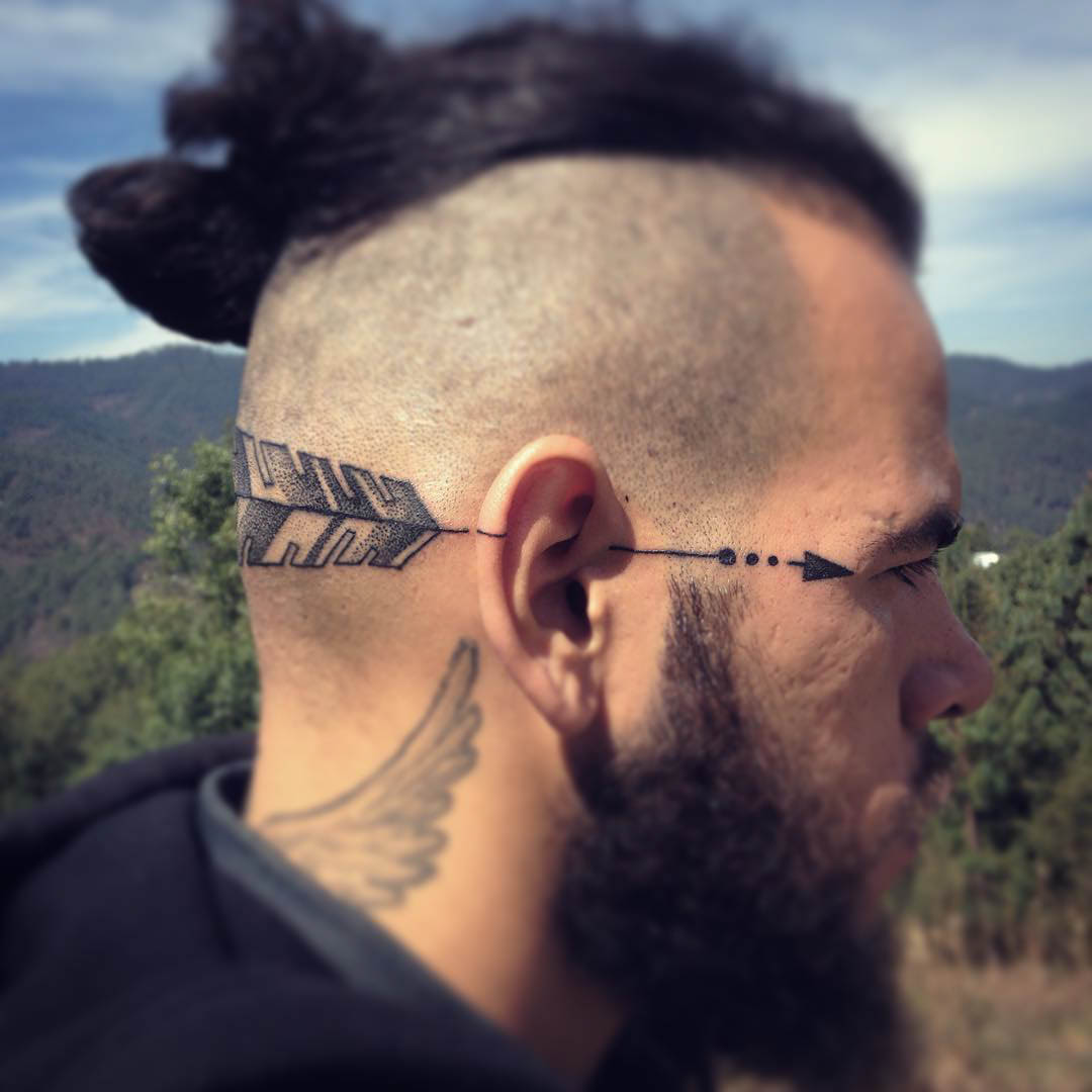 wolf-silhouette_arrow-head_tattoo - Against All Odds Tattoos | Powell, TN