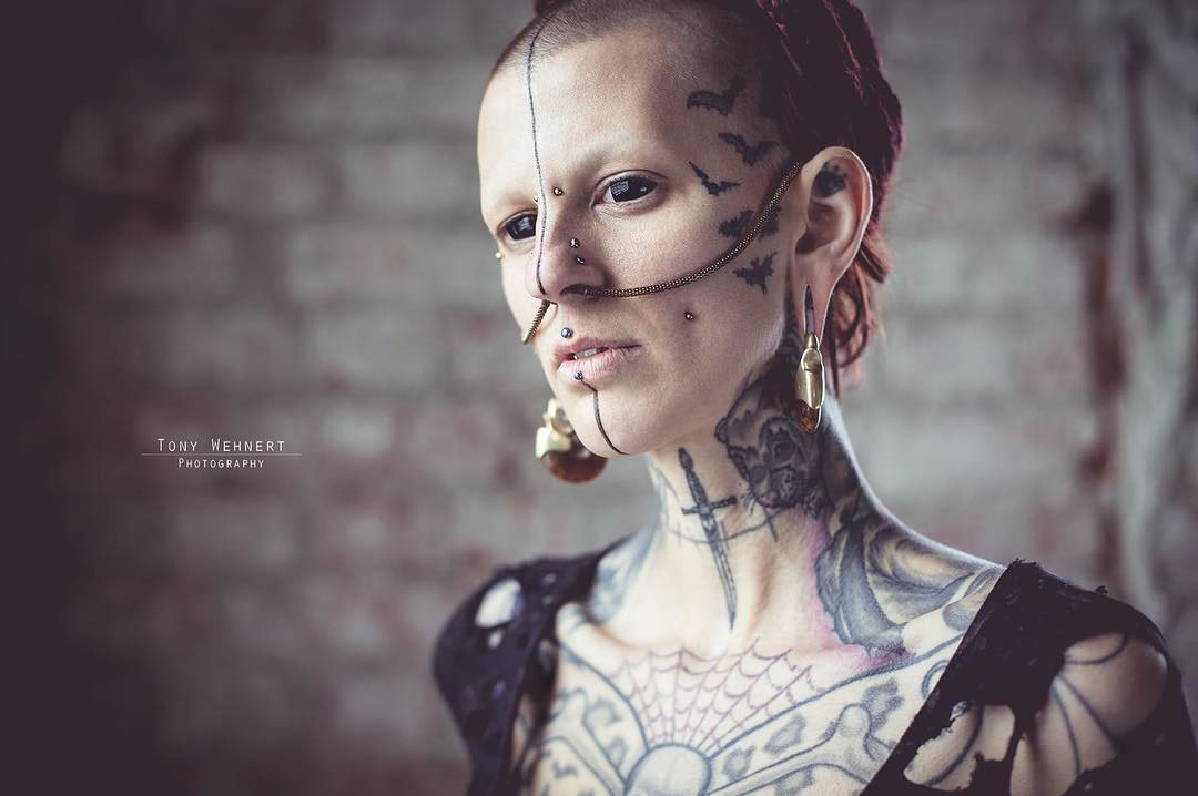 Bats Face Tattoos by laurettv
