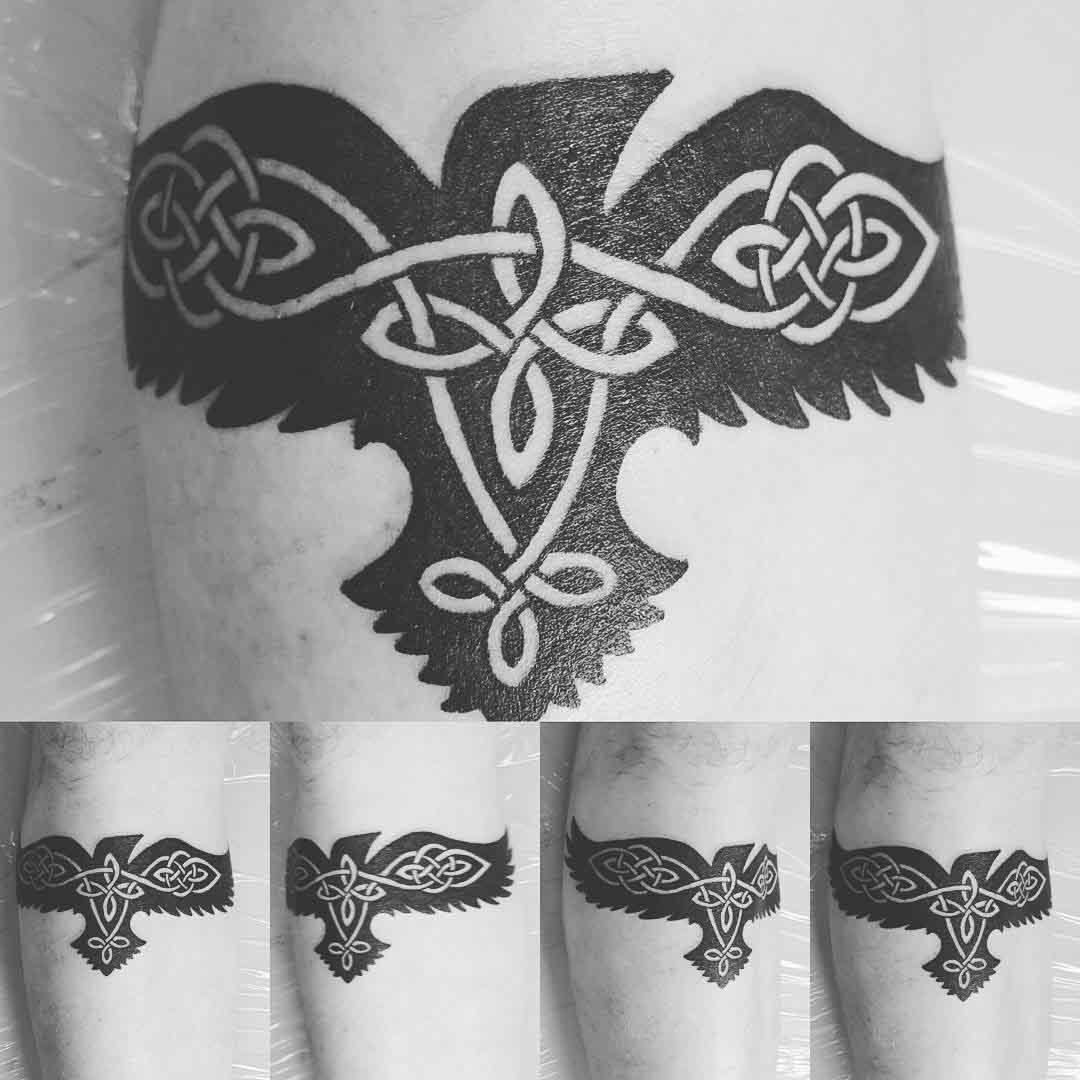 Celtic Bird Tattoo by Chelsea Jayde Atkin