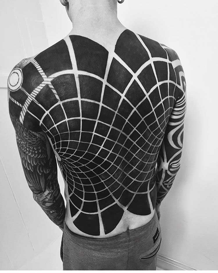Geometric sleeve by Matt Matik: TattooNOW