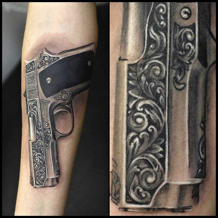 Gun Tattoo - Best Tattoo Ideas Gallery
