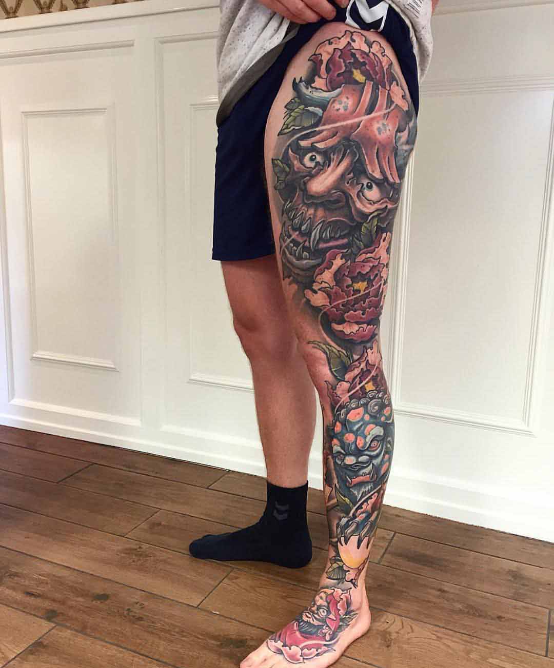 The other side of the leg sleeve  Daragh Locke Tattoos  Facebook