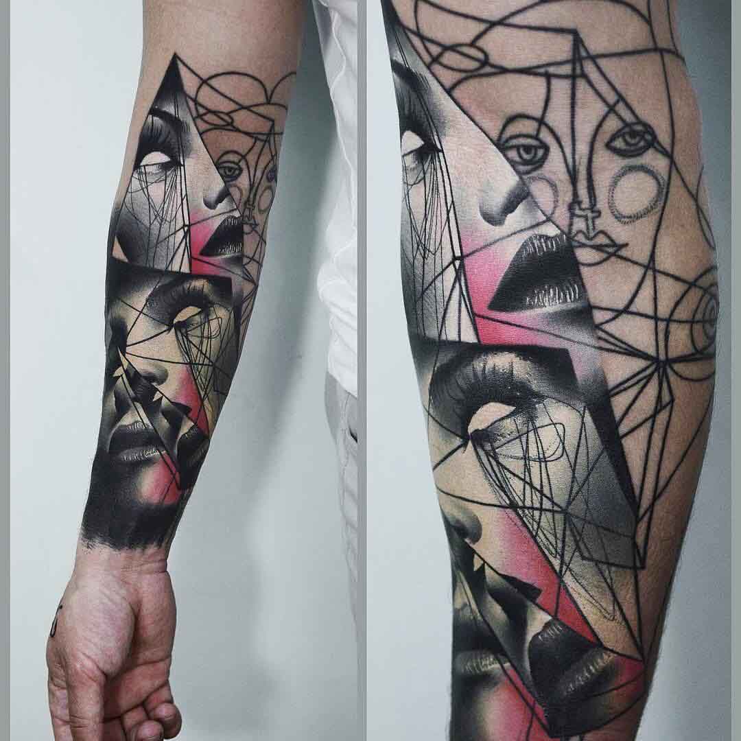 abstract tattoos on arm awesome