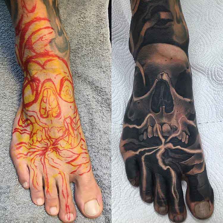 125 Skull Tattoos That Look Absolutely Menacing Wild Tattoo Art