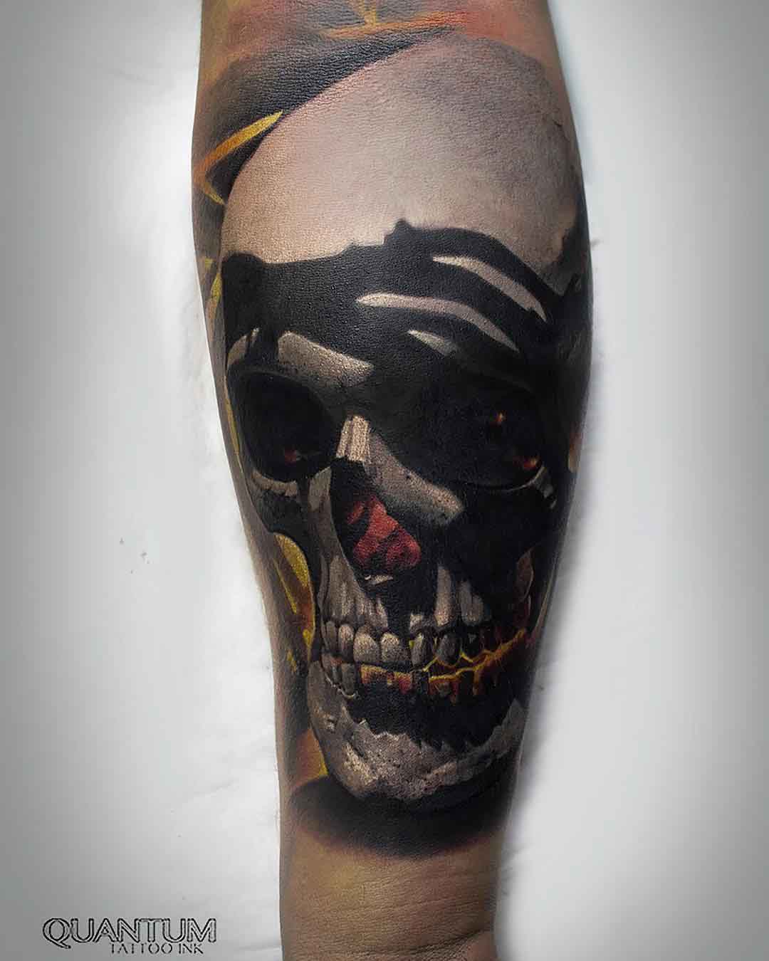 Odin God & Skull Temporary Tattoo - CrewSkull®