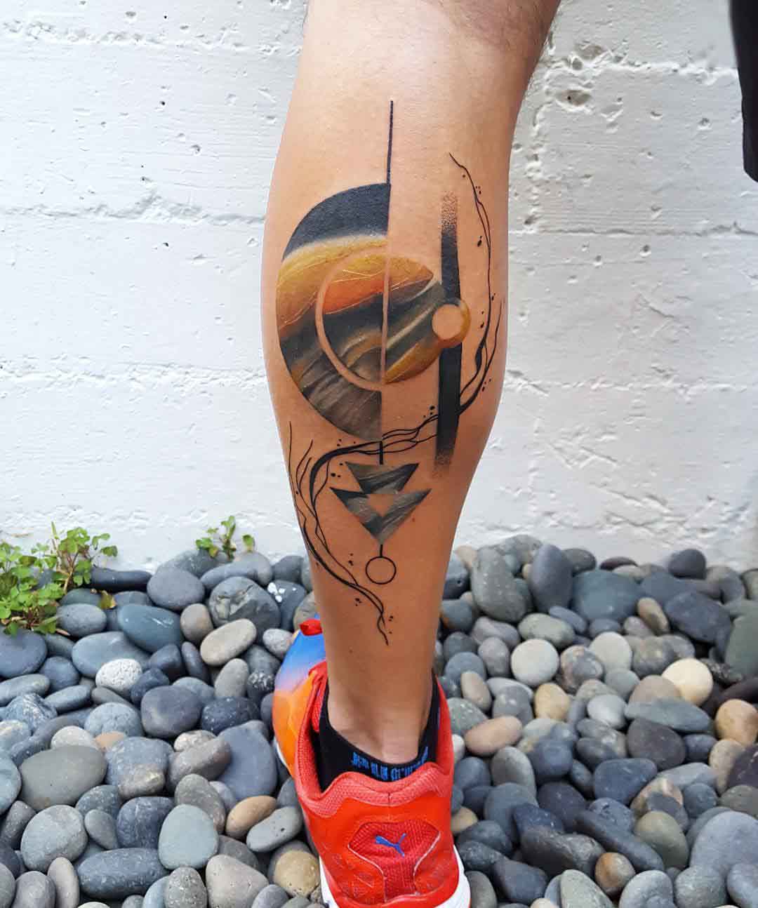 Space Geometry Tattoo - Best Tattoo Ideas Gallery
