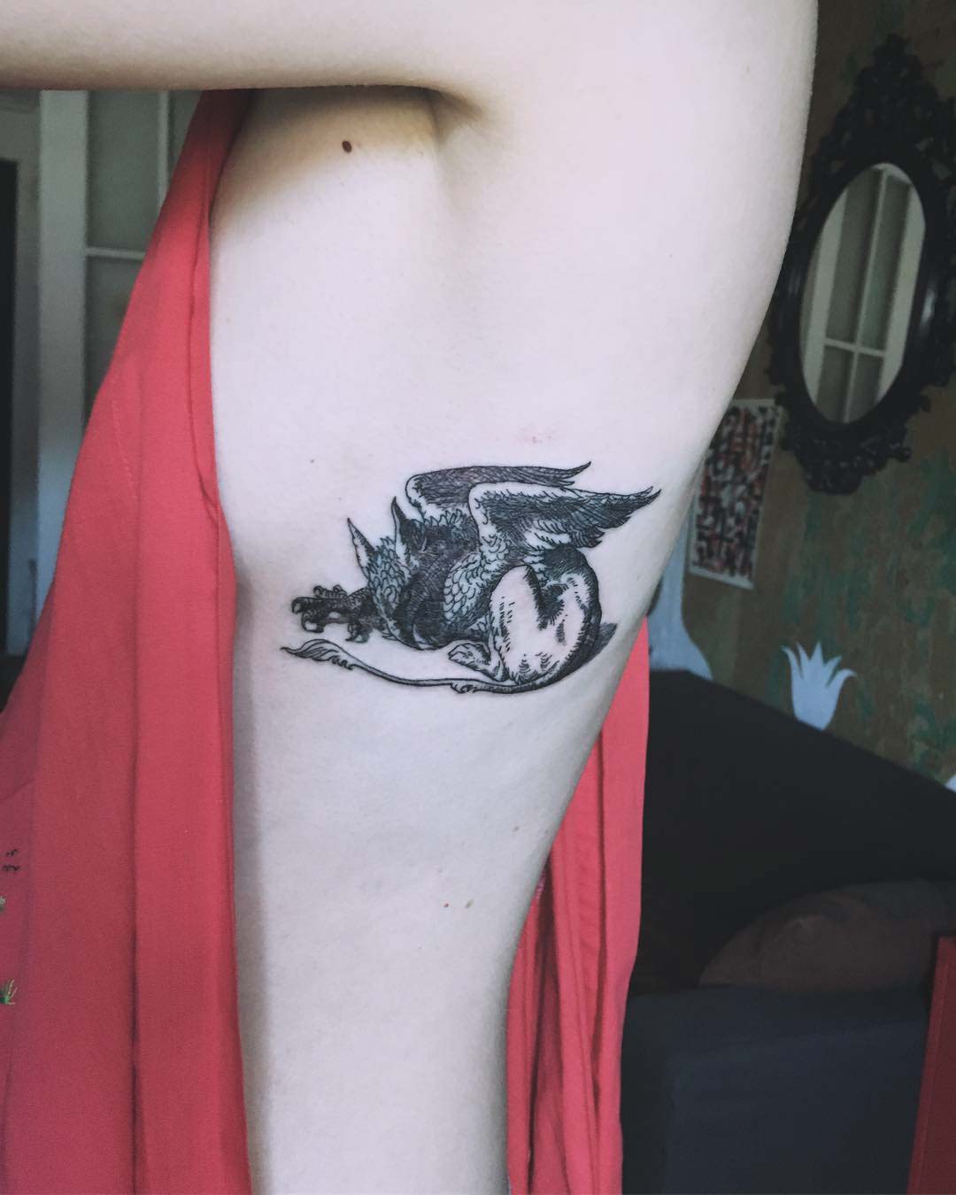 Simple Griffin Tattoo by acredxprofane  Tattoogridnet