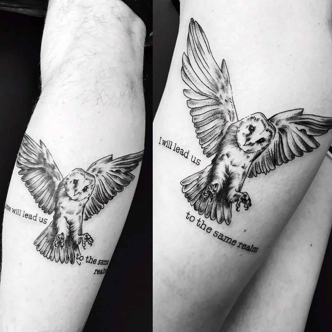 Just finished my sugar skull owl and had my old independent cross redone  Thanks to Jacob at Art and Soul in Winnipeg  rtattoos