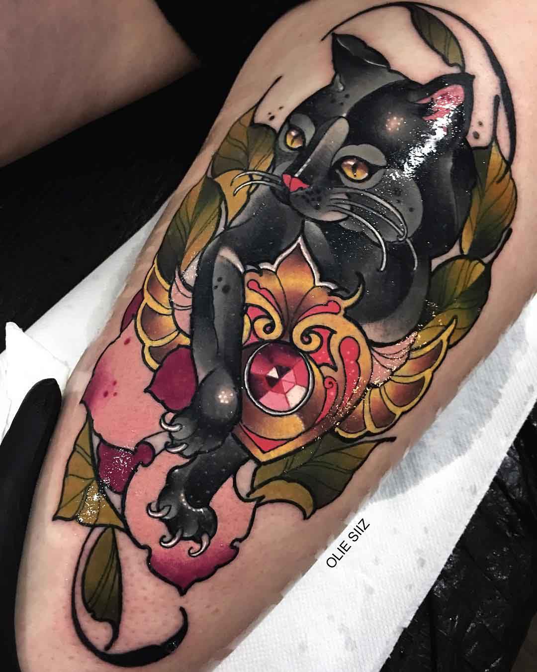 50 Best Black Cat Tattoo Design Ideas Meaning and Inspirations  Saved  Tattoo