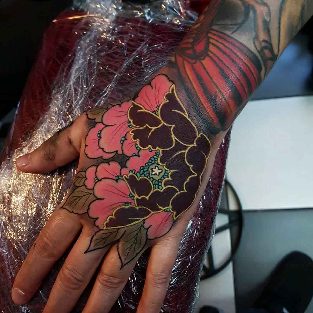 Oriental Leaf Tattoos