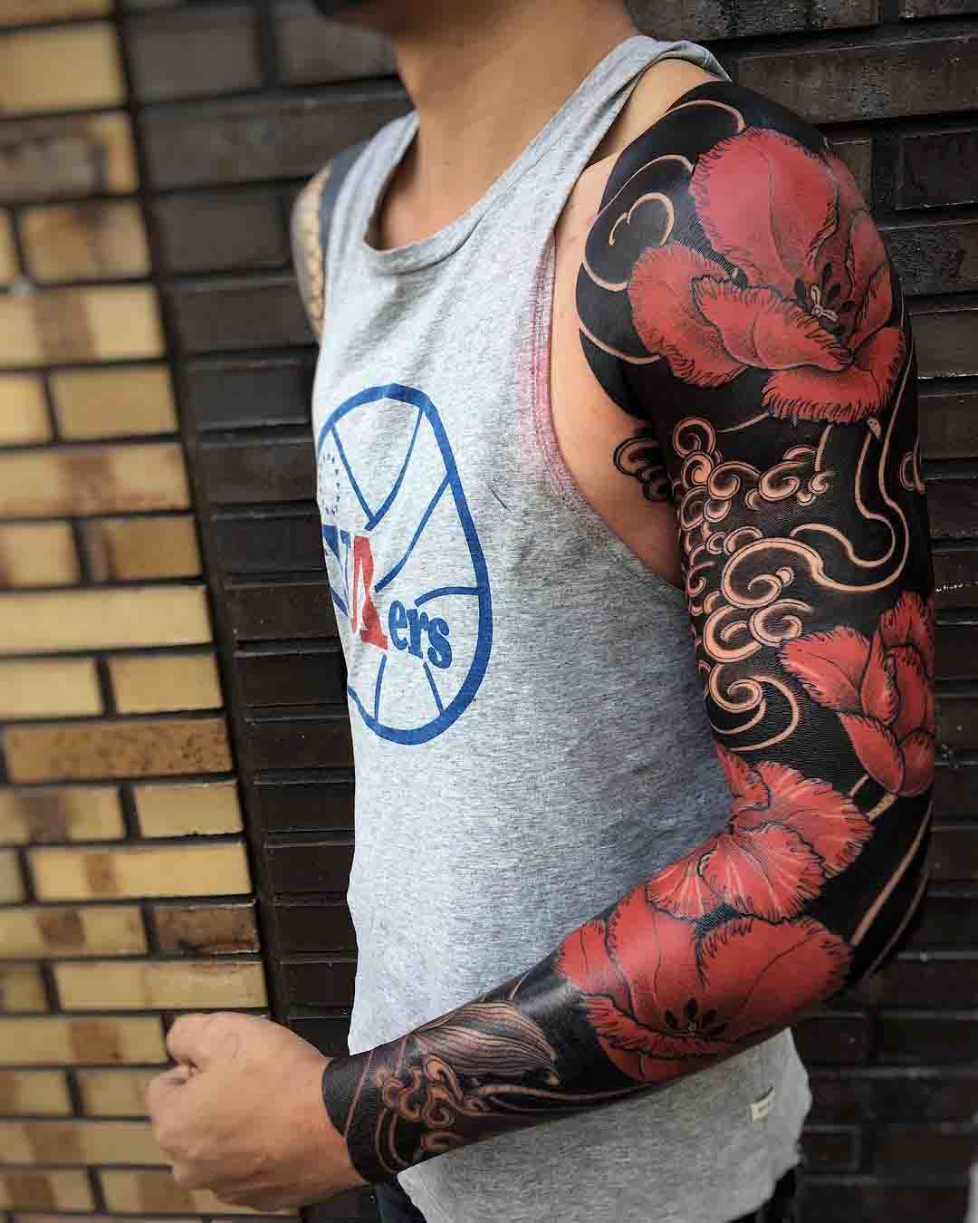 Poppy Tattoo Sleeve  Best Tattoo Ideas Gallery