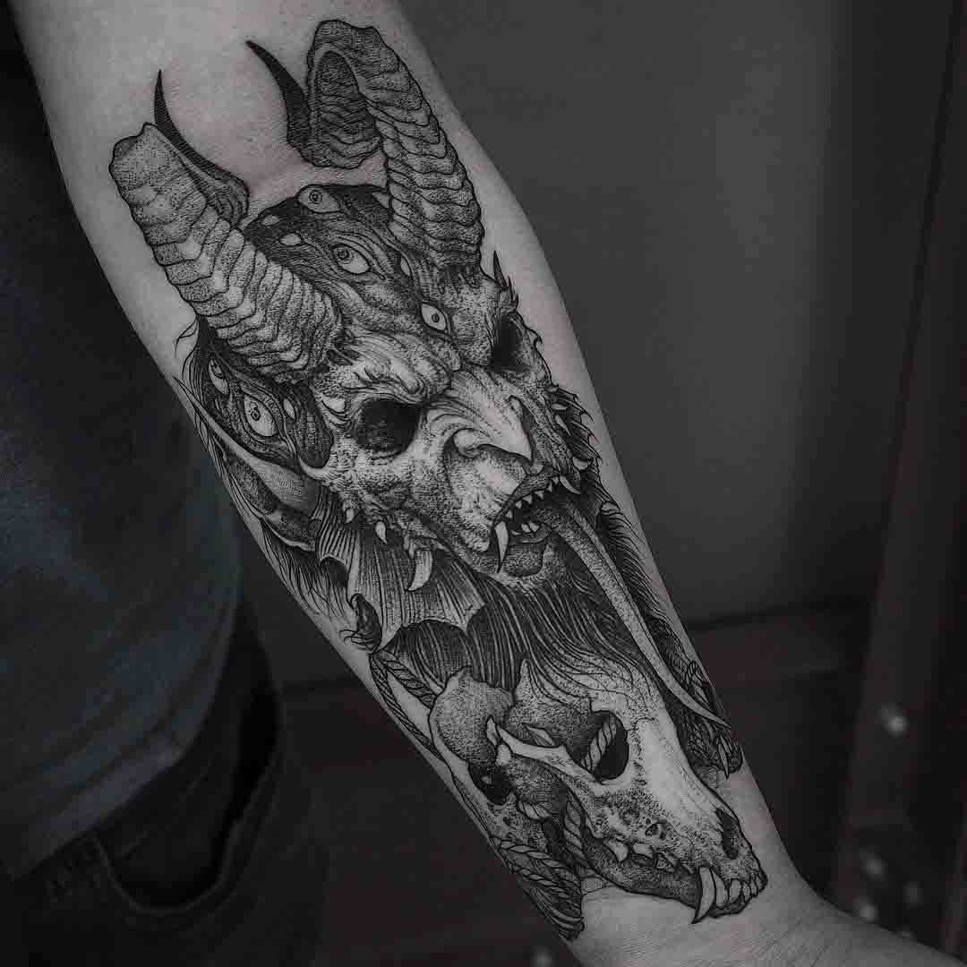 Satan Tattoo on Arm Best Tattoo Ideas Gallery