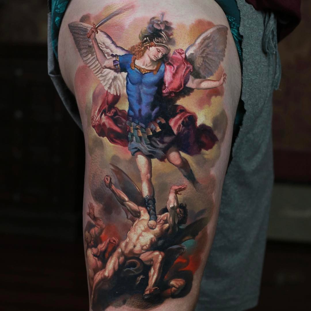 St. Michael Tattoo - Best Tattoo Ideas Gallery