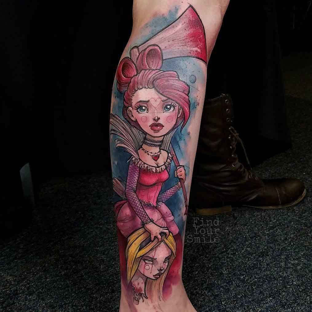alice red queen tattoo