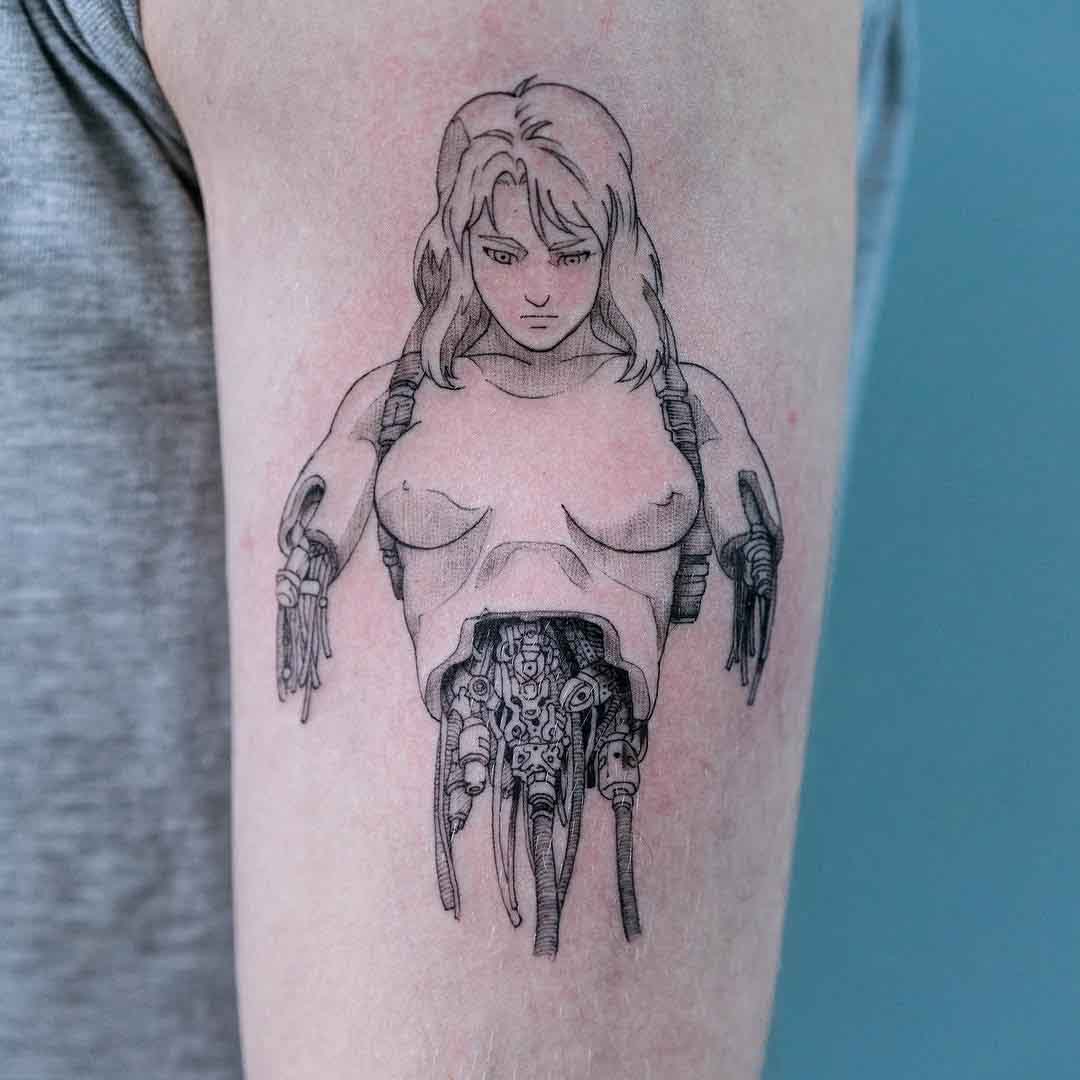 Ghost in Shell Tattoo.