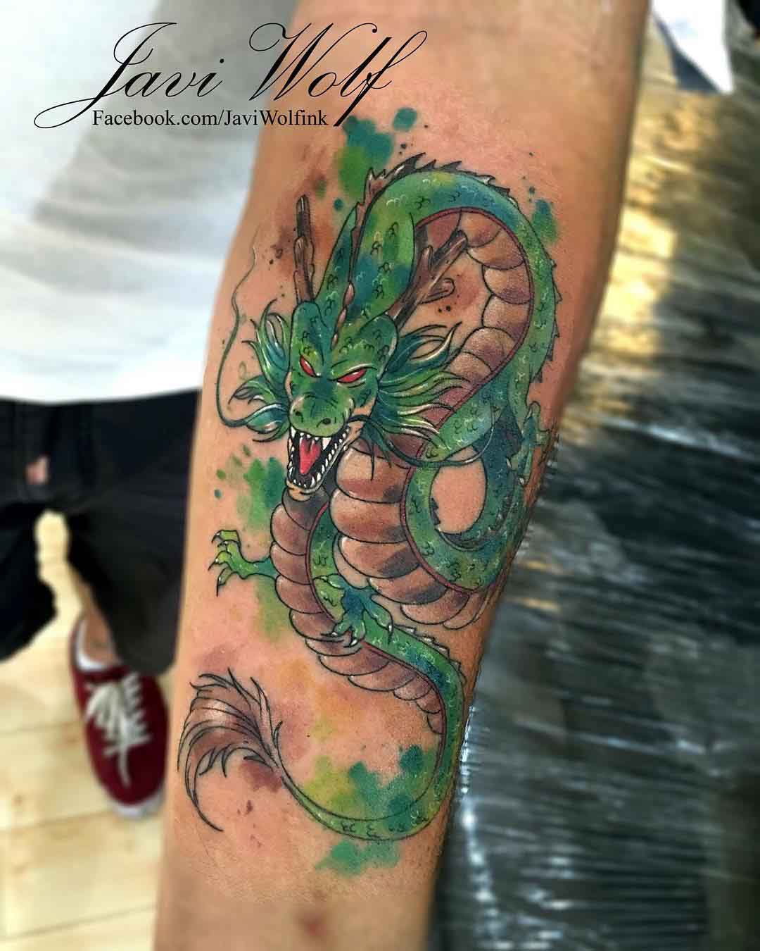 green dragon tattoo Shen Long