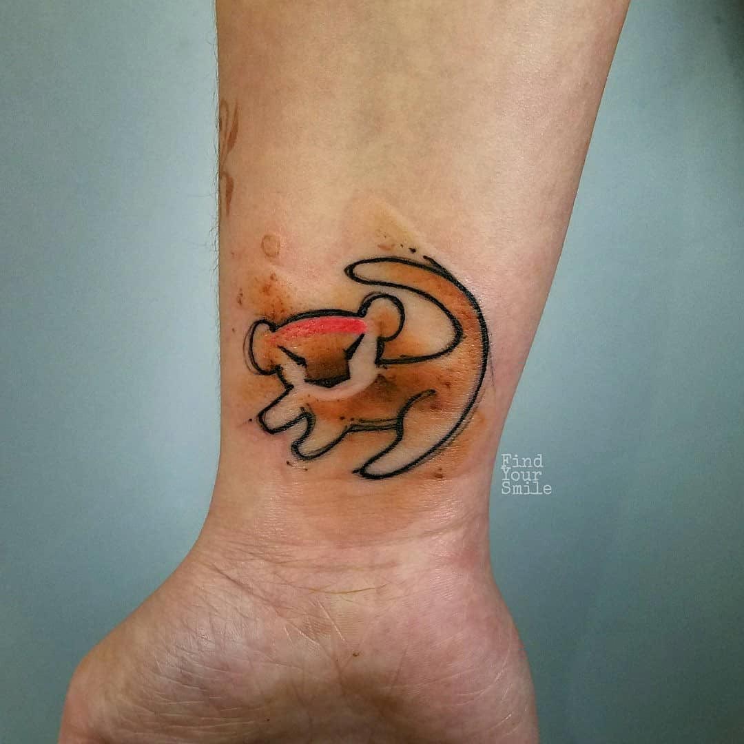 lion king tattoosymbol of Simba