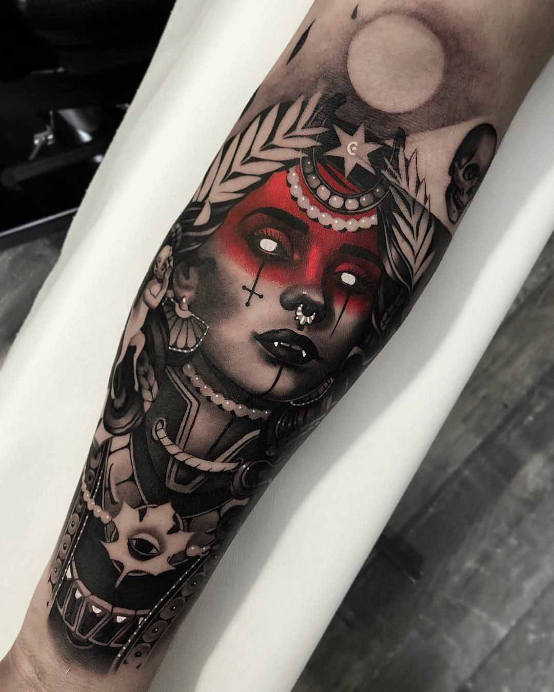 Death Goddess Tattoo  Best Tattoo Ideas Gallery