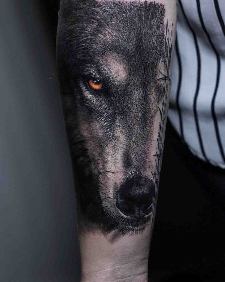 Realistic Wolf Arm Tattoo | Best Tattoo Ideas Gallery