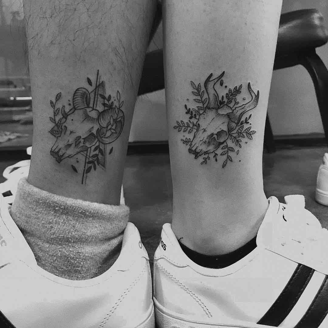 couple tattoos on ankles