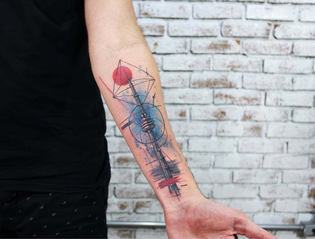 Toronto tower tattoo