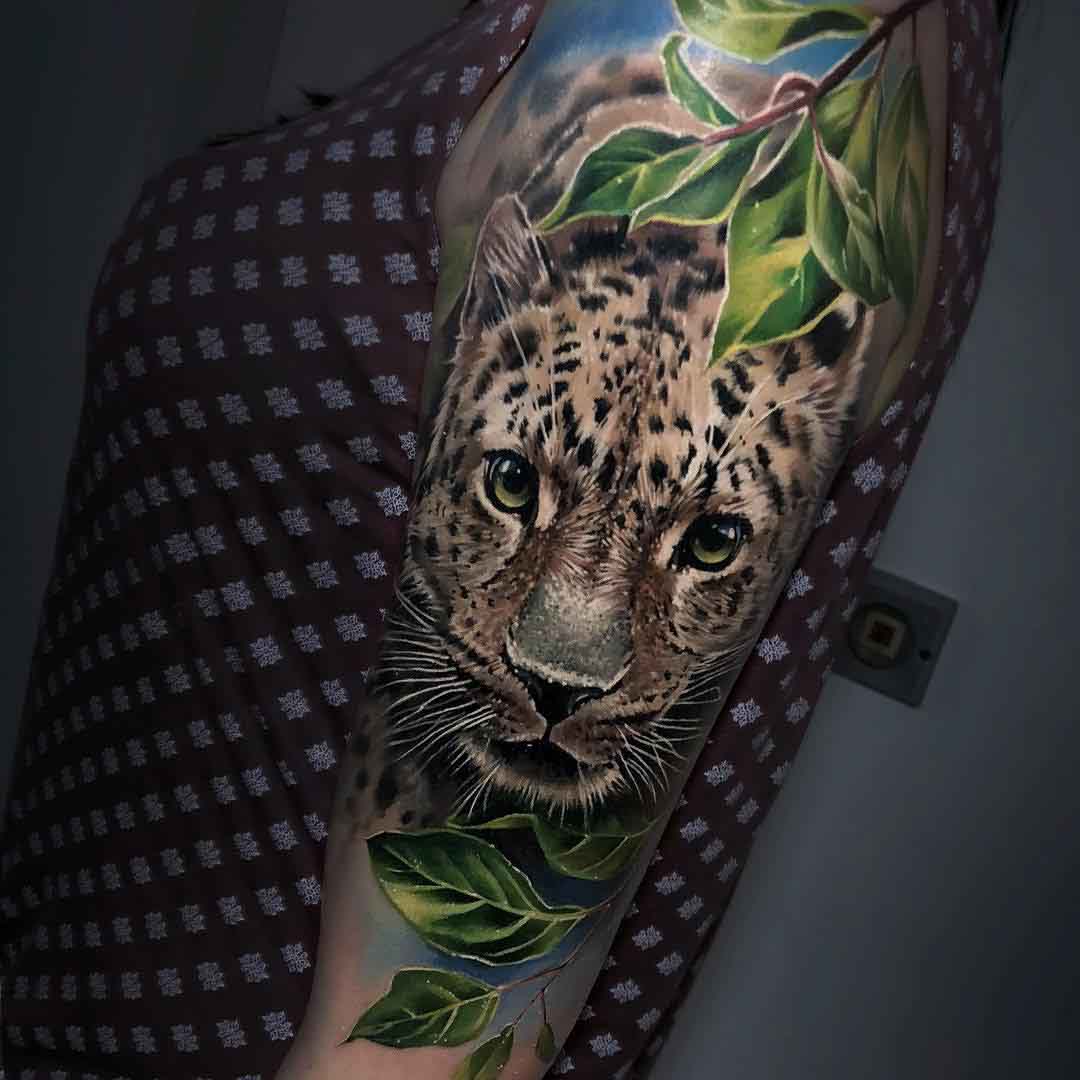Leopard Tattoo on Shoulder - Best Tattoo Ideas Gallery