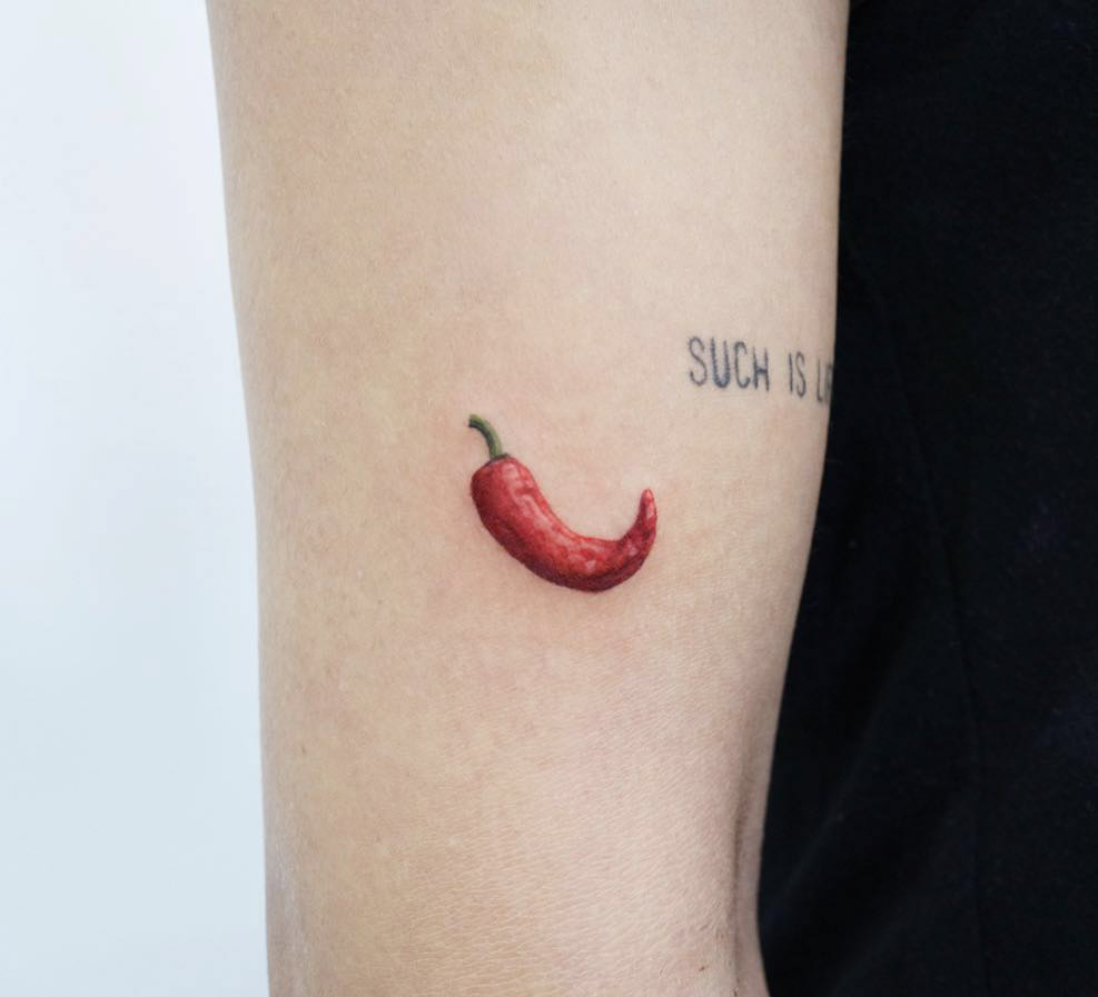 70 Pepper Tattoo Ideas For Men  Spicy Designs