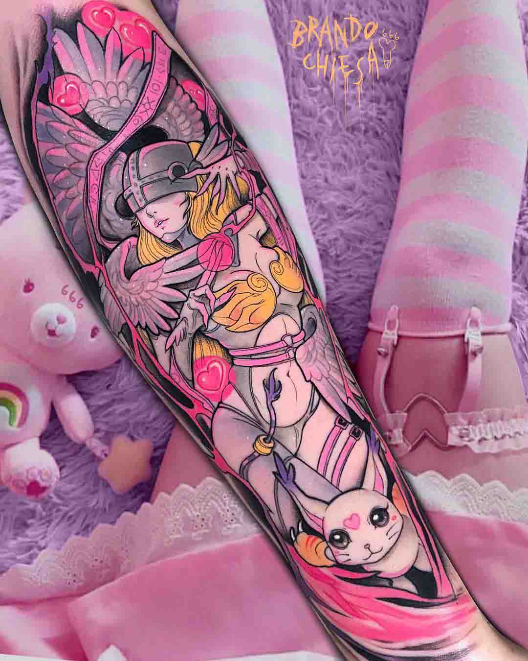 anime digimon tattoo